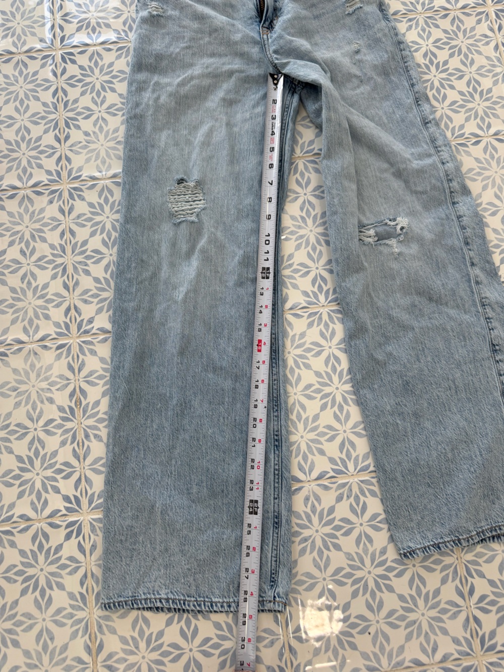 abercrombie kids high rise ultra wide leg jeans long 2 pairs - Picture 6 of 12